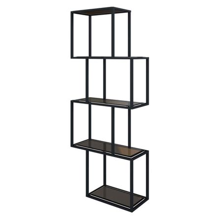 Полка подвесная 35х15х122 см 1Marka Chain черная (У97508/50933) бронзовые металлические колокольчики для декора 50 20 10 5 шт