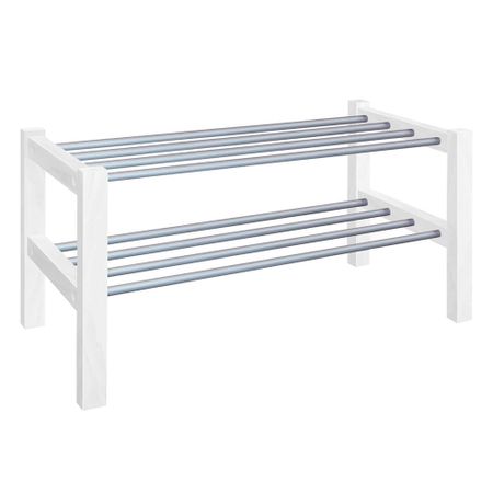 Полка для обуви белая Sheffilton SHT-SR9