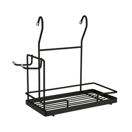 Держатель на рейлинг для миксера 275х155х270 мм черный матовый (YJ-G211 BL) силиконовые вкладыши для миксера kitchenaid 5 л