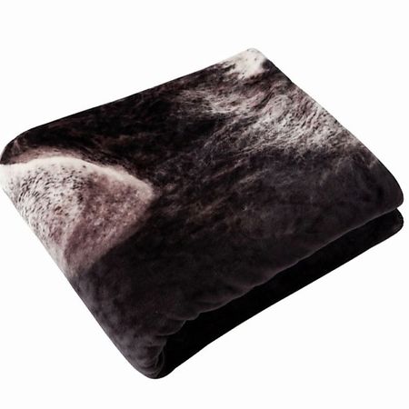 Плед ARYA HOME COLLECTION Плед с принтом 200x220 Lion фланелевое одеяло с принтом лап для таксы