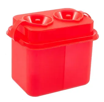 Стакан-непроливайка двойной цветной с крышкой, ассорти, Рисовашка