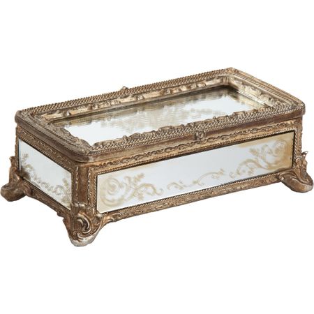 Шкатулка Glasar с зеркальными панелями 22х12х7 см