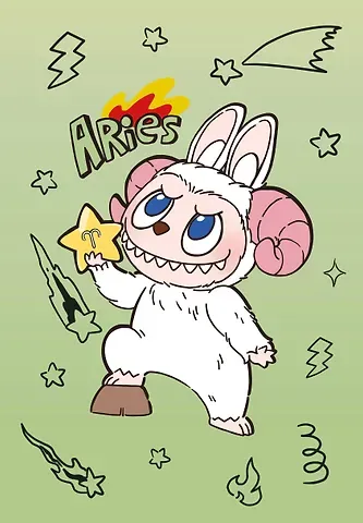 The Monsters. Астрологический блокнот Овен (Лабубу)