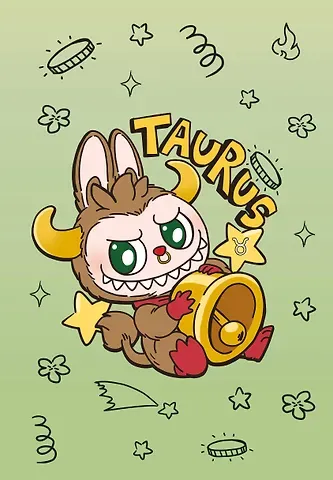 The Monsters. Астрологический блокнот Телец (Лабубу)