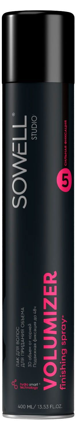 Лак для волос Sowell Studio Volumizer для объема, 400 мл