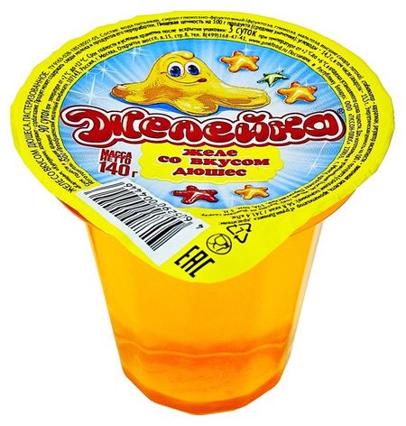 Желе Желейка со вкусом дюшес, 140 г