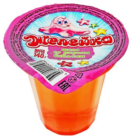 Желе Желейка со вкусом бабл-гам, 140 г