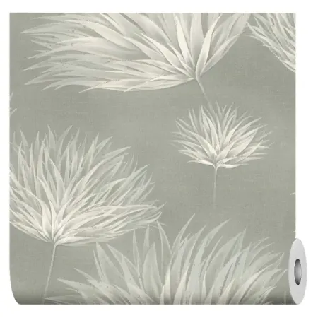 Обои флизелиновые Freedom Тельма зеленые 1.06 м 11364-04