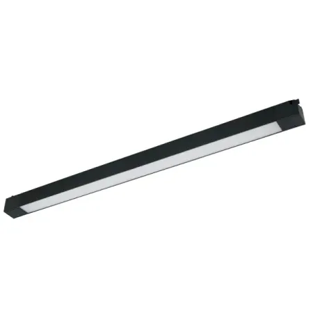 Трековый светильник линейный Feron AL132 светодиодный 40 Вт однофазный цвет черный нейтральный белый свет