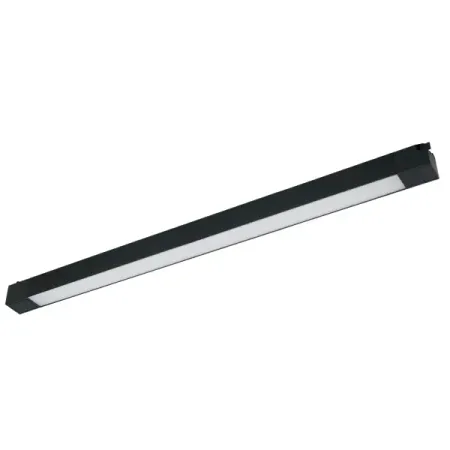 Трековый светильник линейный Feron AL132 светодиодный 40 Вт однофазный цвет черный нейтральный белый свет