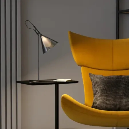 Настольная лампа Eurosvet Enigma 01186/1 цвет черный 928502e000 для hyundai tucson 2004 2009 купольная лампа для чтения