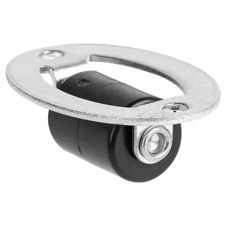 Ролик неповоротный без тормоза 10 мм до 10 кг цвет черный