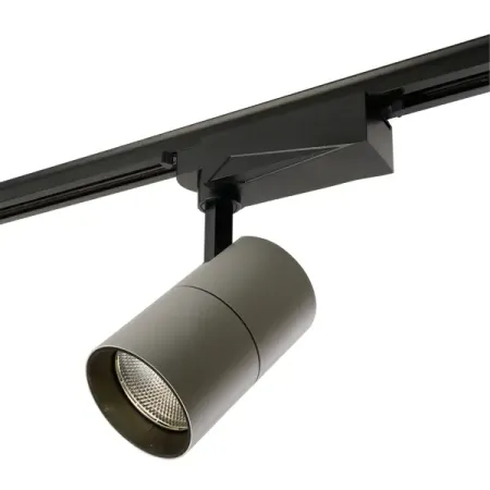 Трековый светильник спот Feron AL103 светодиодный 30 Вт однофазный цвет серый холодный белый свет