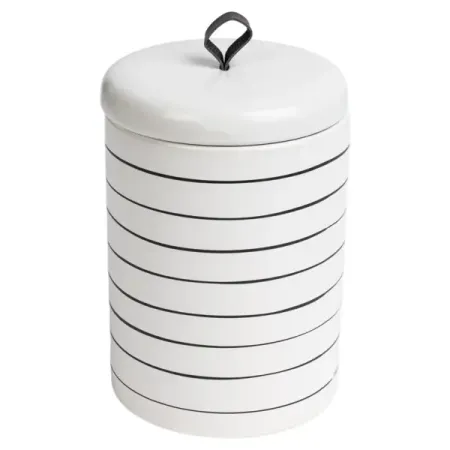 Банка для сыпучих продуктов Vidage 0.8 л бамбук цвет белый