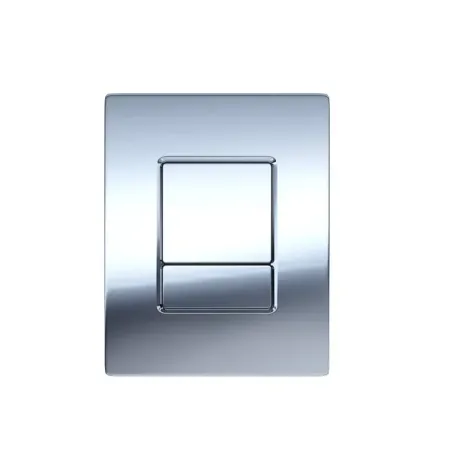 Клавиша смыва для инсталляции Aquatek PNN-0000002, пневматическая, пластик, цвет хром