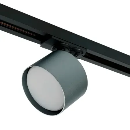 Трековый светильник спот Feron AL159 под лампу GU10 однофазный цвет графит