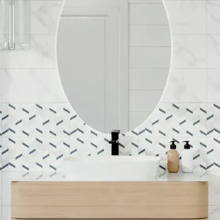 Плитка настенная KREAFORTA Mersey Denim 20x40 см 1.2 м² матовый цвет разноцветный оригинальные микропереключатели c