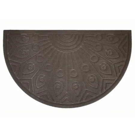 Коврик грязезащитный Cipro 2 45x75 см полипропилен цвет коричневый