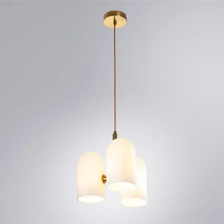 Люстра подвесная Cassel 3 лампы 12 м² цвет медь