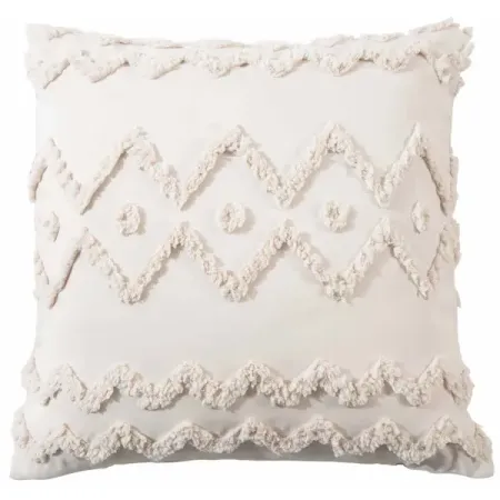 Декоративная подушка Милана 45x45 см цвет бежевый