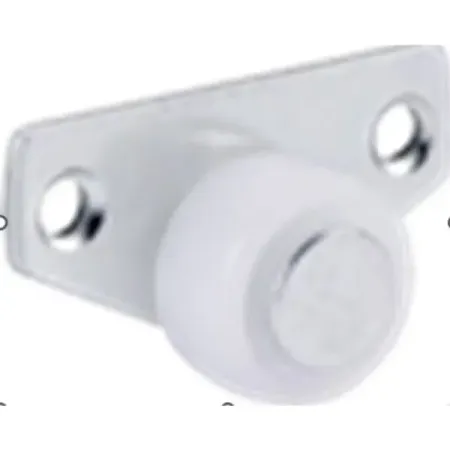 Колесо неповоротное с тормозом 25 мм до 20 кг цвет серый