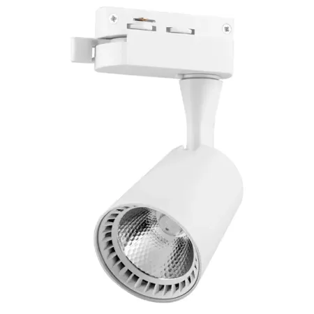 Трековый светильник спот Feron AL100 светодиодный 12 Вт однофазный цвет белый теплый белый свет светильник ночник светодиодный feron 2led 3вт белый