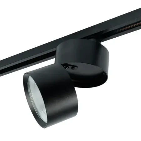 Трековый светильник спот Feron AL107 светодиодный 25 Вт однофазный цвет черный нейтральный белый свет светильник ночник светодиодный feron 2led 3вт белый