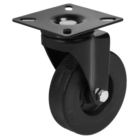 Колесо поворотное без тормоза 75 мм до 50 кг цвет черный