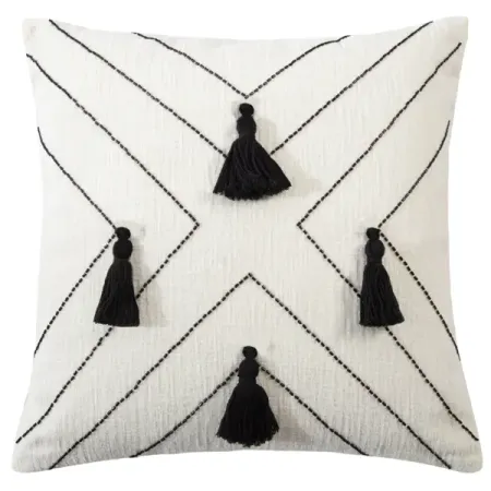 Декоративная подушка Ронда 45x45 см цвет бежевый