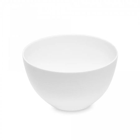 Салатник Narumi Терраса, рельеф 17 см, фарфор костяной, матовый, белый, блестящий