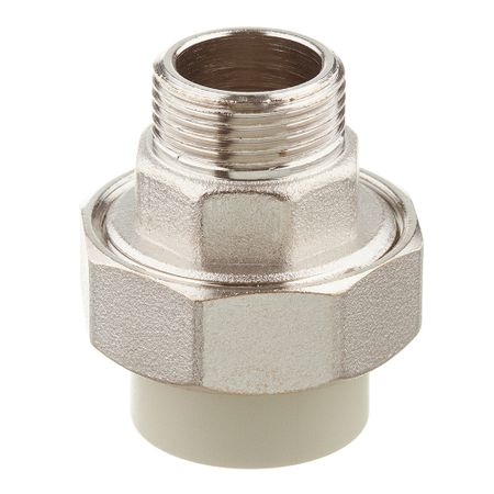 Муфта полипропиленовая FV-Plast разъемная (американка) 25 мм х 3/4 НР(ш) (237025)