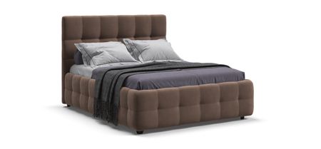 Кровать Босс 140*200 Про велюр Monolit мокко юлия бузакина ее шикарный босс