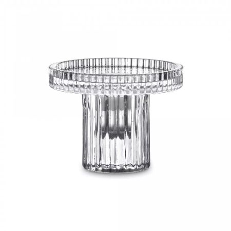 Подсвечник Decor de table Картуш 7,6 см, 2в1, съемная чаша, стекло