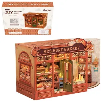 CWGB401 Конструктор интерьерный  – сборный домик CuteBee - Пекарня 