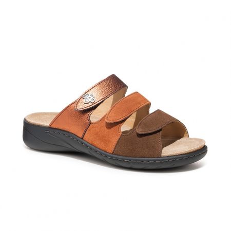 Женские сабо, Wellness Special, Solidus, коричневый, медный
