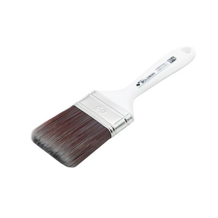 Кисть плоская искусственная щетина пластиковая ручка Boldrini 60х15 мм для всех типов ЛКМ на любой основе