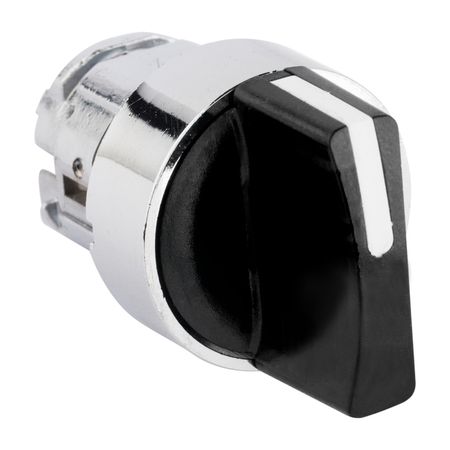 Кнопка 45 градусов EKF PROxima ХB4 на 3 положения 230 В IP54 без фиксации без подсветки с короткой ручкой черная (XB4BD3)