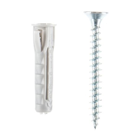 Дюбель распорный Fischer SX PLUS 6x30 мм нейлон с шурупом (15 шт.)