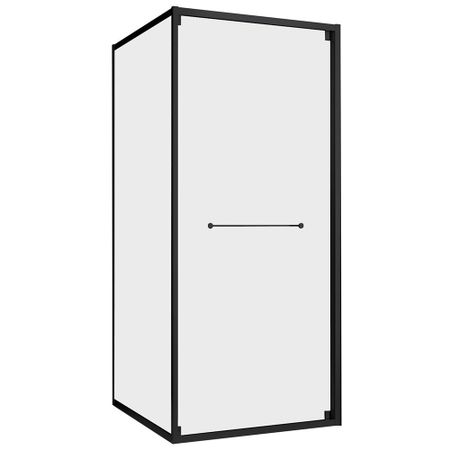 Душевой уголок Abber Schwarzer Diamant черный 90х90х195 см квадрат стекло прозрачное 6 мм (AG0A090B) елена васильевна савко валентина николаевна шашок родительский уголок в детском саду 3 4 года