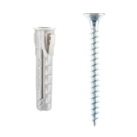 Дюбель распорный Fischer SX PLUS 5x25 мм нейлон с шурупом (20 шт.)