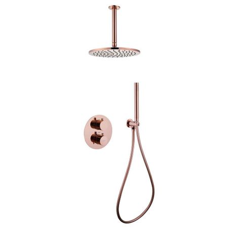 Душевая система Abber Wasser Kreis встраиваемая с верхним душем с лейкой розовое золото (AF8121RG) lt hongdian nebula 920 розовое золото перьевая ручка