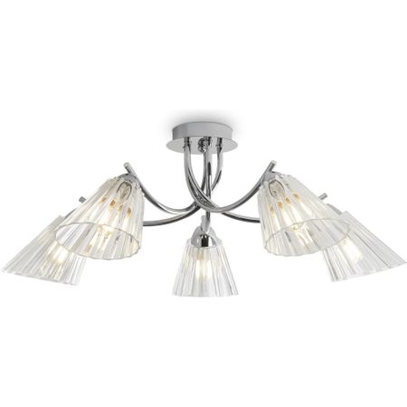 Светильник Freya Faber 5хE14х40 FR5423PL-05CH грифели для механических карандашей faber castell polymer 12шт 0 7мм 2b