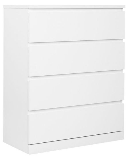 Комод Варма 4 ящика белый, 80х100х40 см