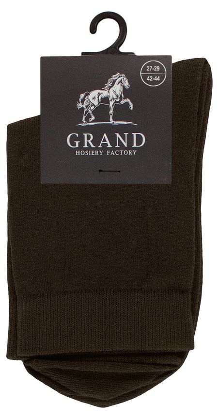 Носки мужские Гранд коричневые, р 27-29