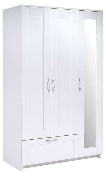 Шкаф Сириус белый, 50х117х190 см