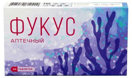 Фукус аптечный Аклен 400 мг, 30 таблеток