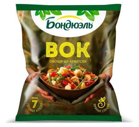 Смесь овощная Bonduelle Вок овощи по-азиатски быстрозамороженная, 400 г