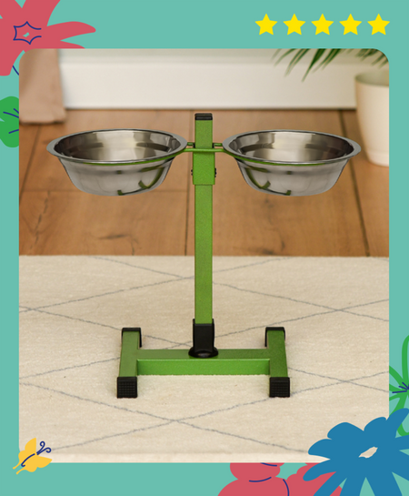 Миски Yami Yami миски Регулируемая стойка с мисками (h 30см) (500 мл)