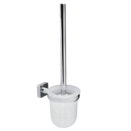 Ершик для унитаза WasserKraft Lippe подвесной стекло/металл хром (K-6527)
