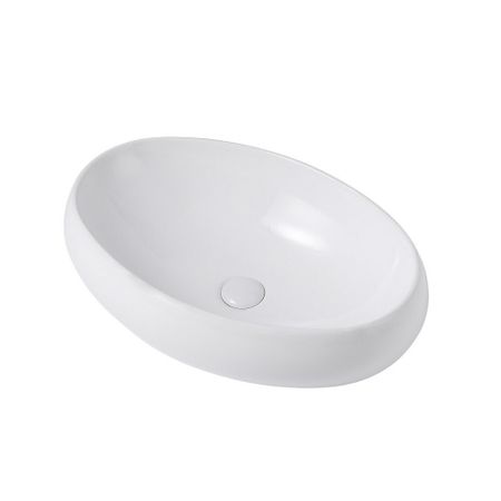 Раковина Abber Bequem 60 см накладная белая (AC2102)